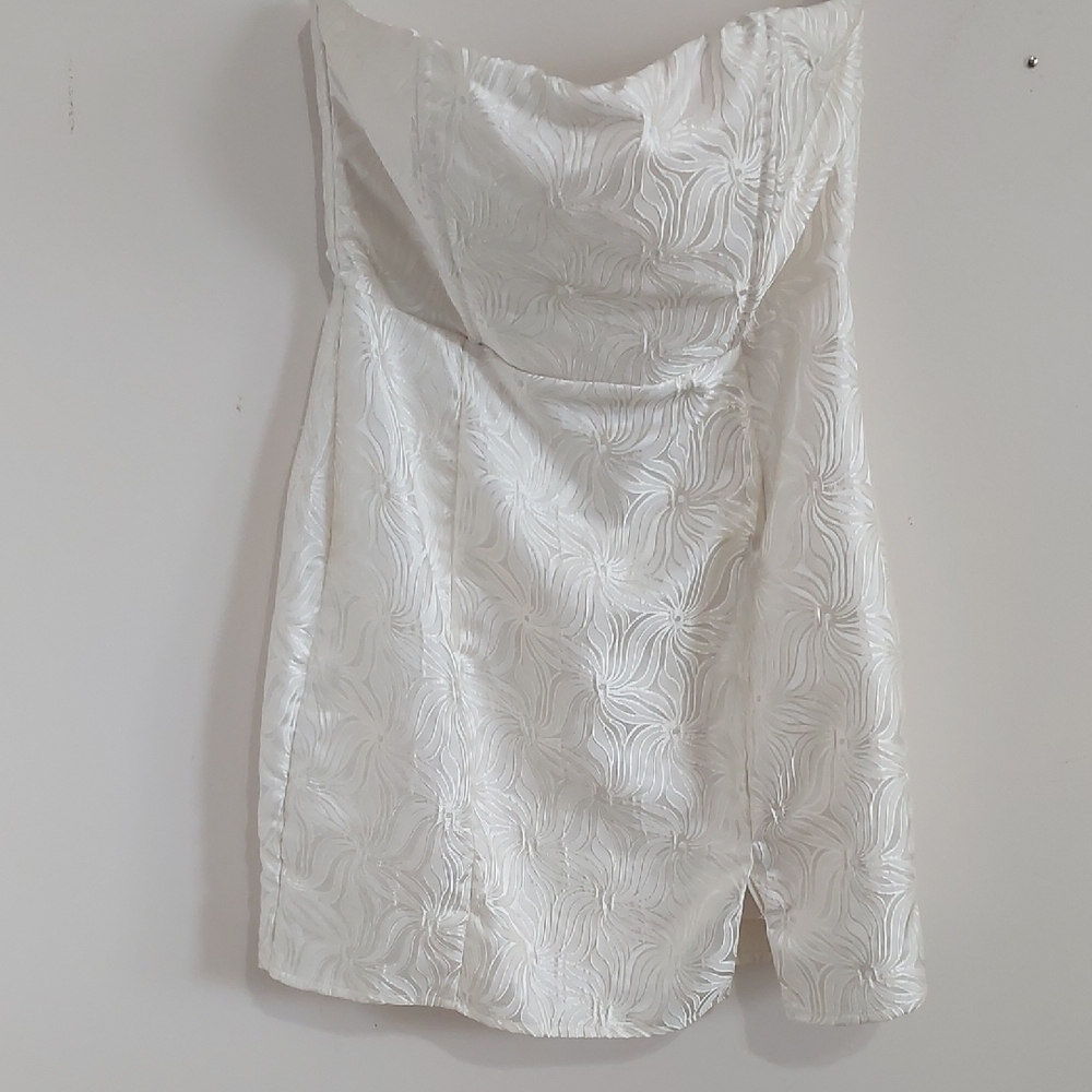 Lulus Ivory Strapless Dress